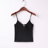 Elina's shop New 2016 women Harajuku front cross brandage strappy bustier crop top tank bralette brandy melville Camis s m