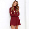 Women winter knitting mini dress sexy dance dress 50s audrey hepburn flared hipster kawaii forever young 21 boy in london 348