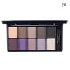 Professional Makeup Brand 10 Warm Color Matte Eyeshadow Palette Neutral Nude Eye Shadow Cosmetic Palette maquiagem With Brush