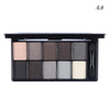 Professional Makeup Brand 10 Warm Color Matte Eyeshadow Palette Neutral Nude Eye Shadow Cosmetic Palette maquiagem With Brush