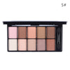 Professional Makeup Brand 10 Warm Color Matte Eyeshadow Palette Neutral Nude Eye Shadow Cosmetic Palette maquiagem With Brush