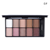 Professional Makeup Brand 10 Warm Color Matte Eyeshadow Palette Neutral Nude Eye Shadow Cosmetic Palette maquiagem With Brush