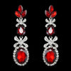 2016 New Silver Long Earrings with Stones colorful emerald green earrings bridal party long crystal earrings cristal ers-g80