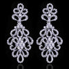 Top Quality Luxury Austrian Crystal Bridal Drop Earrings for Women Gifts Gold Plated Elegant Dangle Long Earrings EH177