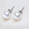 DAIMI Cultured Pearl Stud Earrings Women Fashion Paragraph Colorful Earrings, 925 Sterling Silver Pearl Earrings