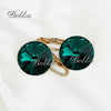 Fashion earrings 2015 New women gift dangle earring 14mm super big Crystal jewelry earring elegant  Drop Earrings(E0097)