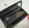 Maquiagem  New Brand MC Eyebrow  Powder Brow Powder Makeup Eyebrow Shadow 2 Color Mix Natural Eyebrow With Brush And Mirror