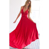 women summer long maxi dress sexy red bandage Multiway Convertible Holiday Dress women wrap strapless backless dress plus size