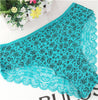 2016 Fashion Women Underwear Sexy Lace Panties Floral Print Briefs Tansparent Panties Women Lingeries  453