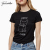 Topshop T-Shirt  Women's Summer T-Shirt Letter Print Casual Slim Women short sleeve shirts casual camisas femininas tops XJ01