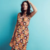 Summer dress sugarbird self portrait women dresses flare midi sexy dress tank V neck forever za 21 ONY8980