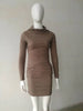 New Fashion Women Autumn And Winter OL Dress Black Khaki Za Brand Forever Monaco 21 Pull and Bear FiNN ZC1939