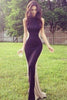Vestidos Largo Swerve Halter Two-tone Dress  Brown Gorgeous Print Bandage The girl sexy dress Fashion Dresses Robe Femme LC6521