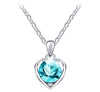 minorder$10 titanic heart of the ocean necklace Crystal silver -plated pendant Necklaces & Pendants topshop necklaces for women