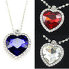 titanic heart of the ocean necklace Crystal silver -plated pendant Necklaces & Pendants topshop necklaces for 2016 women nke-h25
